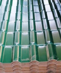 4005 – لوح قرميد أخضر 4 طبقات PVC (1.04ْX5.50) البيع باللوح