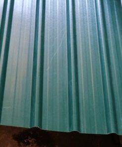 4006 - لوح هايبرد مضلع أخضر 3 طبقات  PVC (1.10X5.5) البيع باللوح